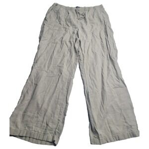 Gap Linen Blend‎ Pants Women's Large Khaki